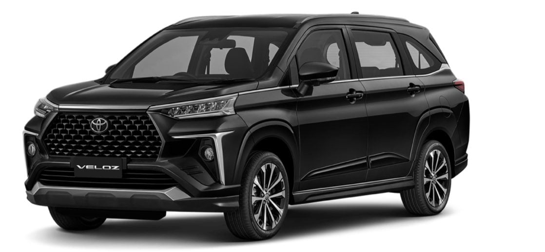 Toyota veloz สีดำ