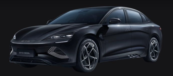 BYD Seal สี ตัวถัง 2023 ราคารถบีวายดี ซีล ผ่อน สเปค สีดำ Quantum Black