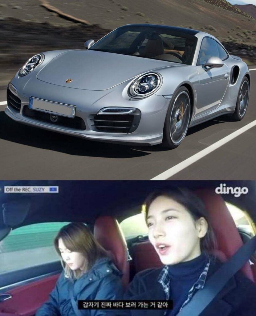 ดารา เกาหลี ผู้หญิง Ex. Miss A - Suzy ปอร์เช่ 911 (Porsche 911) ไอดอล เกาหลี