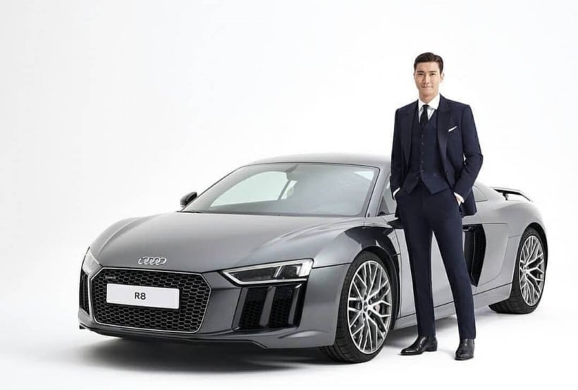 Super Junior - Choi Siwon อาวดี้ อาร์ 8 (Audi R8) นักแสดงชายเกาหลี ดารา เกาหลี ไอดอล เกาหลี