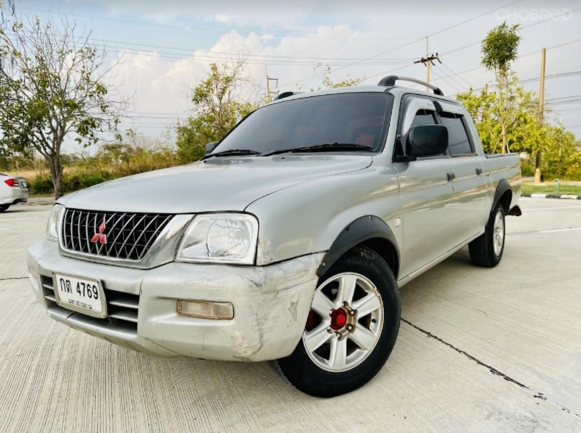 รถกระบะมือสองราคาไม่เกินแสน รถกระบะมือสองราคาไม่เกิน 100000 Mitsubishi Strada Cab4 2.8 GLX 